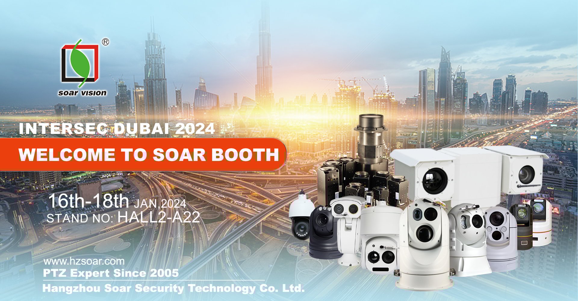 Meet Soar security at Intersec Dubai 2024 Jan 16~18th ,Dubai,UAE