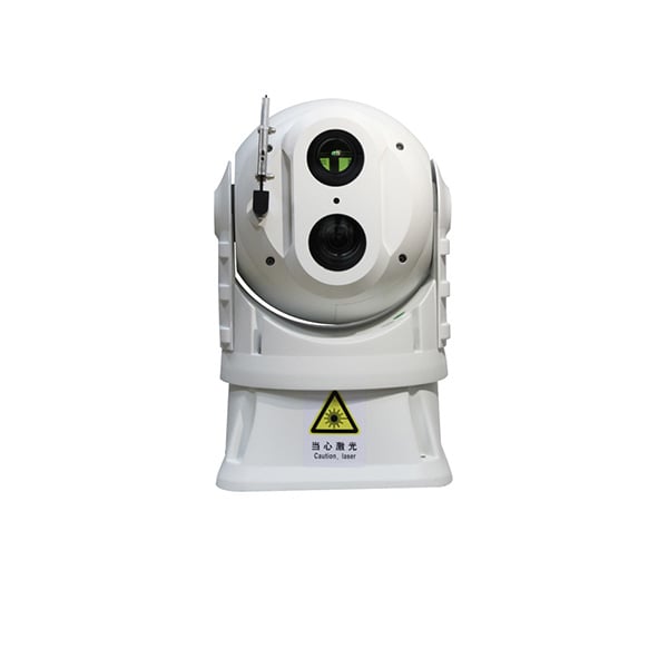 IP67 Mobile Surveillance Dual Sensor Laser PTZ Camera